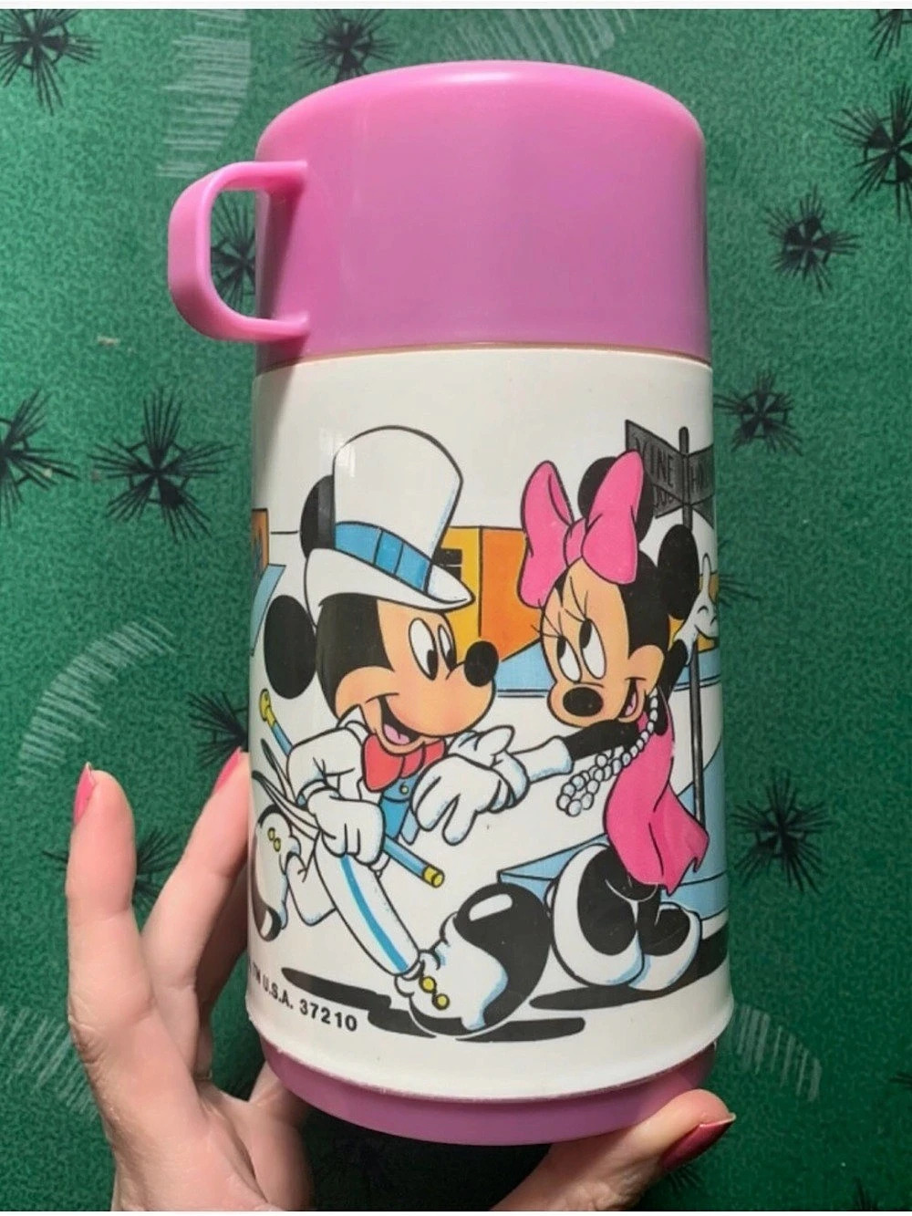 VTG 1980s Walt Disney Company Mickey & Minnie Mouse Thermos Aladdin Industries